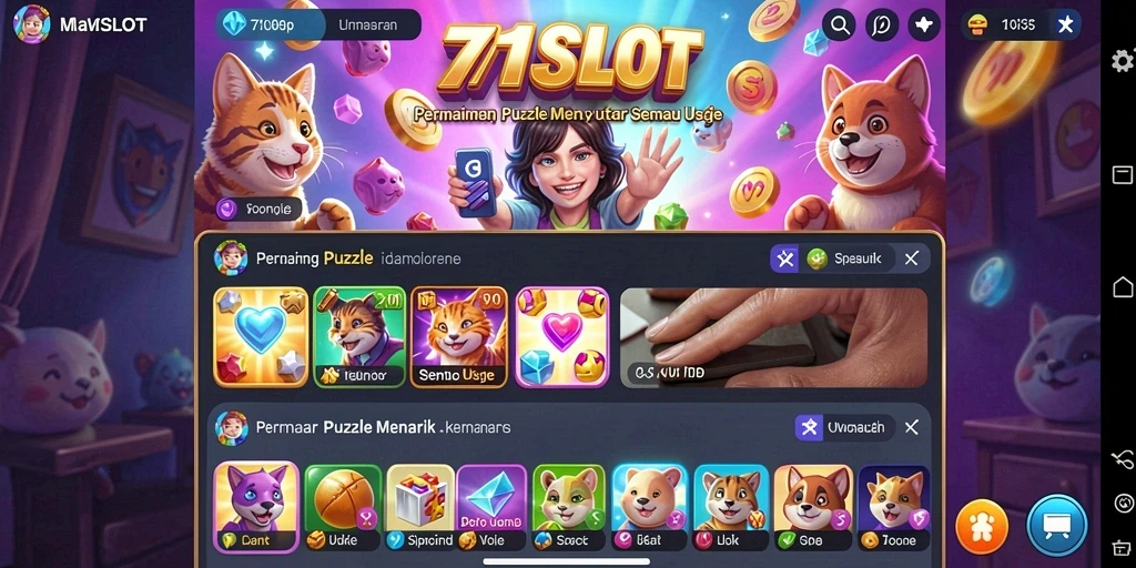 Tampilan gameplay menarik dari 171SLOT saat menyelesaikan puzzle.