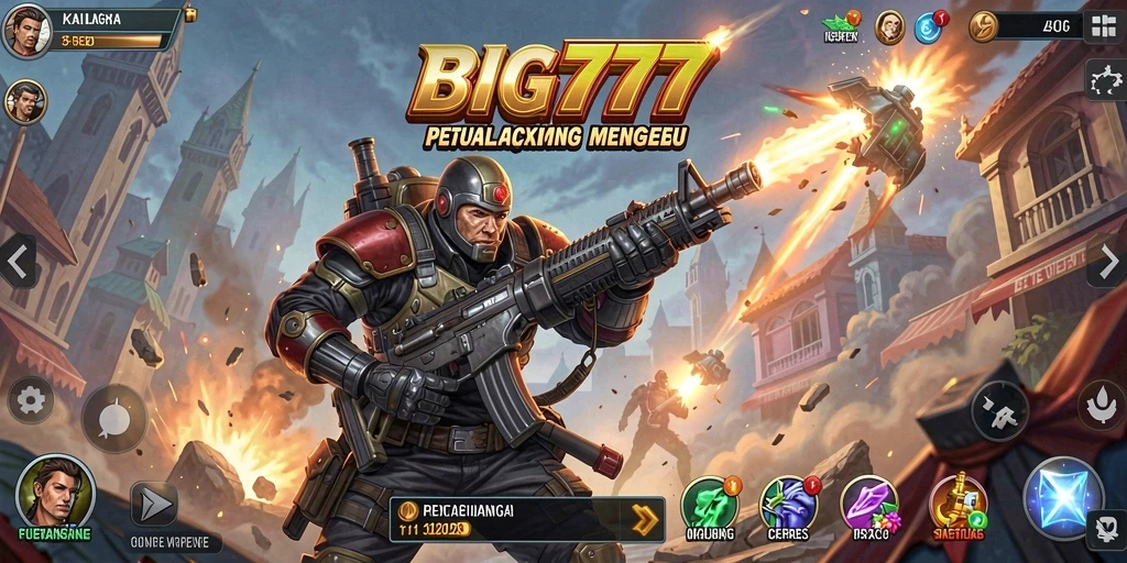 Tampilan gameplay BIG777 yang mendebarkan dan penuh aksi.