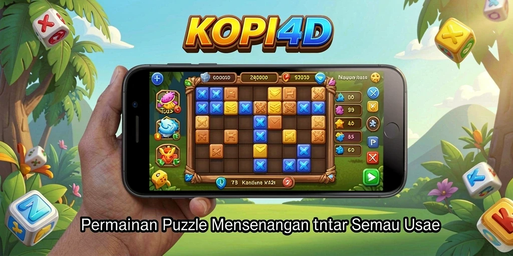 Tampilan gameplay KOPI4D yang seru dan menantang.