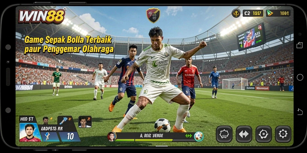 Gameplay realistis <strong>WIN88</strong> dengan pengalaman sepak bola yang seru.